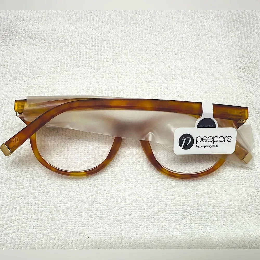 Anthropologie Peepers Reading Glasses Canyon Blue Light Blocking 2.50 • NEW •